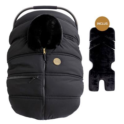 Luxury Set: 3 seasons car seat cover & Insulated backing - Eclipse – CLÉMENT