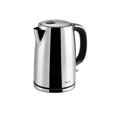 Small Appliances: Classic 1,7 Litre Polished Stainless Steel Cordless Kettle - Swan