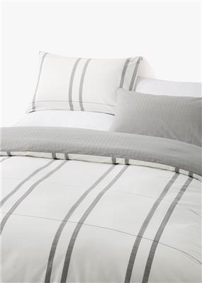 Weston Stripe 144TC Cotton Duvet Cover Set | Woolworths.co.za
