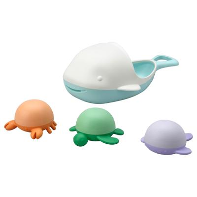 ÄNGSHUMLA 4-piece bath toy set - IKEA CA
