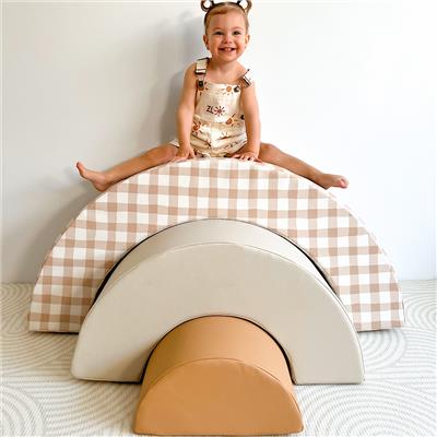 Rainbow Rocker Gingham & Sand
    
    
    
      – Play Planet Kids