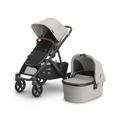 Uppababy Vista V3 With Bassinet Grey Jaquard Savannah | Baby Bunting AU