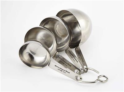 KitchenAid Stainless Steel Measuring Cups, 4-pc