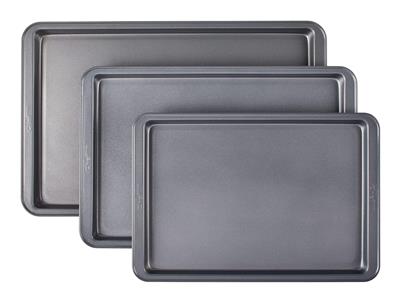 MASTER Chef Baking Sheet Set, Assorted Sizes, 3-pc