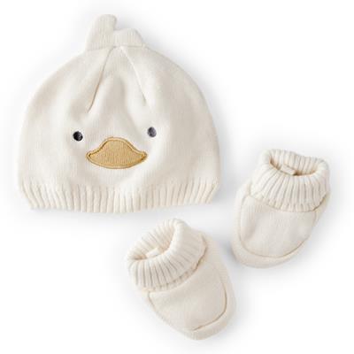 White Baby 2-Piece Duck Crochet Booties & Hat | Carter’s Oshkosh Canada