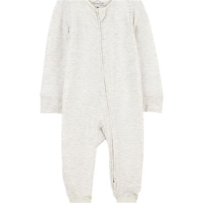 Grey Baby Solid 2-Way Zip PurelySoft Sleeper Pyjamas - Grey | Carter’s Oshkosh Canada