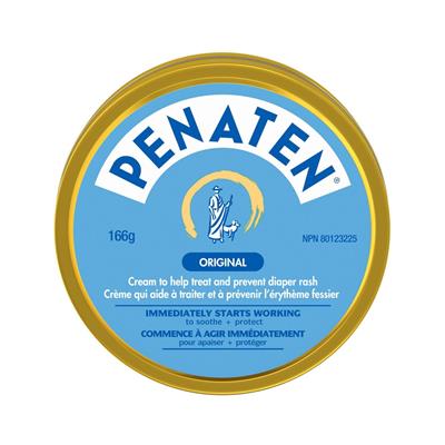 Penaten Original Medicated Diaper Rash Cream, Baby Diaper Rash Cream, Zinc Oxide, 166 grams - Walmart.ca