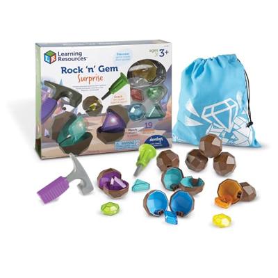 Learning Resources Rock n Gem Surprise, Ages 3+, Matching Game