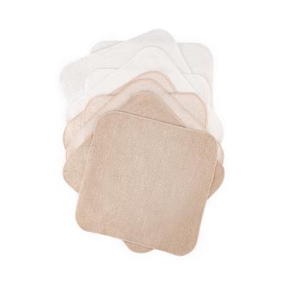 Lil Bamboo 10 Pack Washer Towelling Iced Coffee | Baby Bunting AU