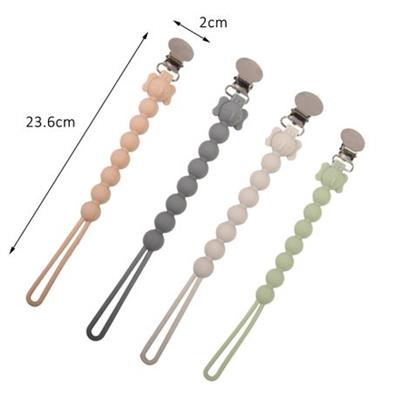 4 Pack One Piece Baby Silicone Pacifier Clip Holder Silicone Pacifier Chain | Shop Today. Get it Tomorrow! | takealot.com