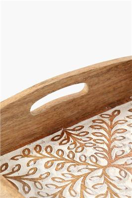 Carved Mangowood Tray, Large | Mr Price Home