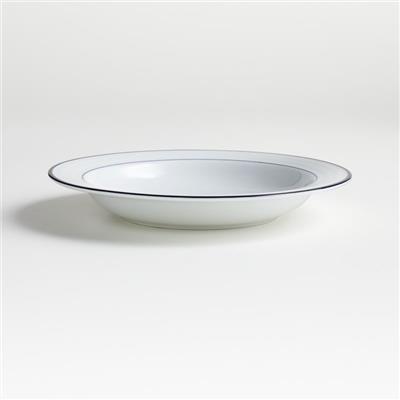Roulette Blue Band Bowl Plate   Reviews | Crate & Barrel Canada