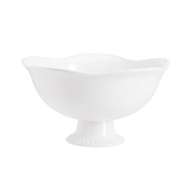 Emma Beaded Footed Serving Bowl | Pottery Barn