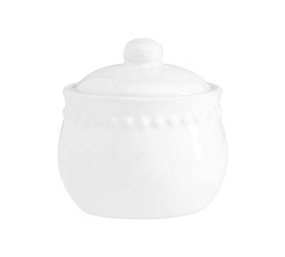 Emma Beaded Stoneware Sugar Bowl | Pottery Barn