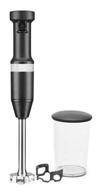 KitchenAid® KHBV53BM Variable Speed Corded Hand Blender with Blending Jar, Black Matte