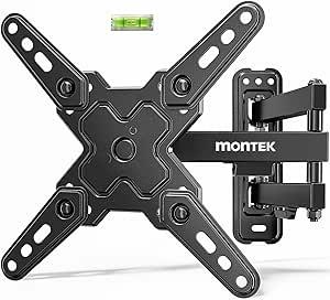 Amazon.com: monTEK Full Motion TV Wall Mount Bracket for Most 13-43 Inch LED LCD Flat Screen TVs & Monitors, Swivel Tilt Extension Rotation with Artic