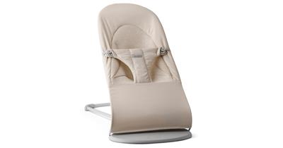 Babybjorn Bouncer Balance Soft Woven/Jersey Tri-Fabric Light Beige | Baby Bunting AU
