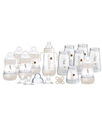 MAM Baby Anti-Colic Self Sterilising Bottles (Set of 17) - Taupe – Mamas & Papas UK