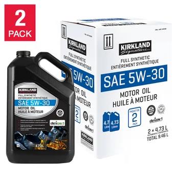 Kirkland Signature 5W30 Full Synthetic Oil for Automobile, 2-pack | Costco