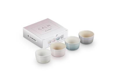 Stoneware Calm Set of 4 Mini Ramekins