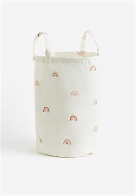 Printed storage basket - white/rainbows - 0887421011 H&M Storage | Superbalist.com