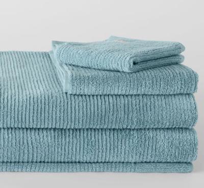 Living Textures Towel Collection- Misty Teal | Sheridan