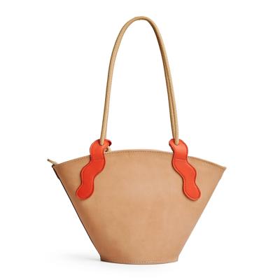 Emele Bag - Almond / Lobster Red - Project Dyad