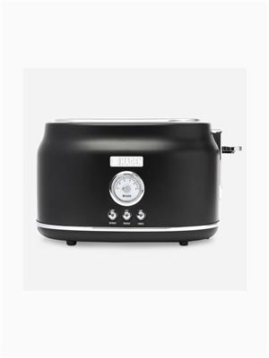 Haden Dorset Toaster Black & Silver 2 Slice | Bash