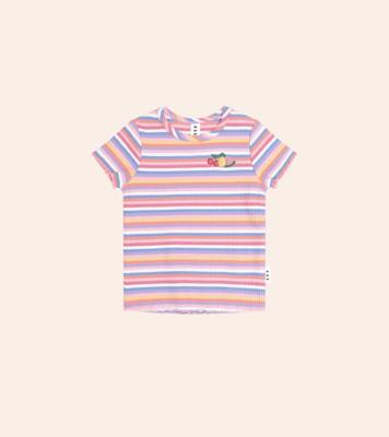 Tropical Fruit Stripe Rib Tee – Huxbaby
