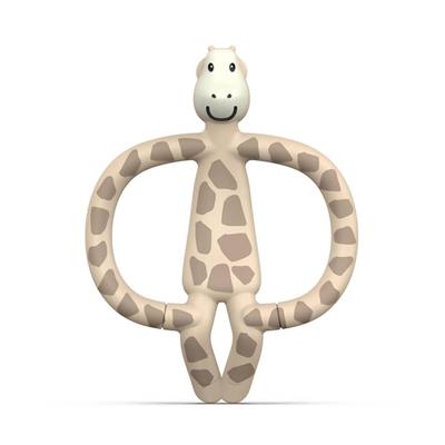 Matchstick Monkey, Antimicrobial Silicone Teether & Gel Applicator, Easy To Grip, BPA Free, 3 Months Old+, 11 cm, Gigi Giraffe, Pack of 1 : Amazon.co.