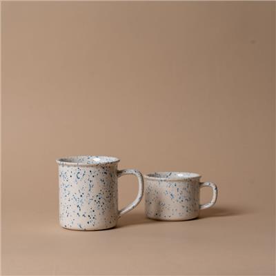Blue Splatter Stoneware Mugs – Rug and Weave