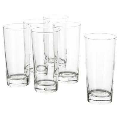 GODIS glass, clear glass, 40 cl (14 oz) - IKEA CA