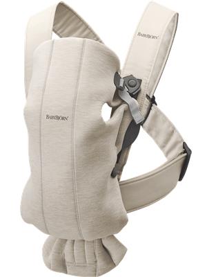 Baby Carrier Mini: Light beige - 3D Jersey