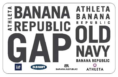 Gap and Banana Republic Gift Card