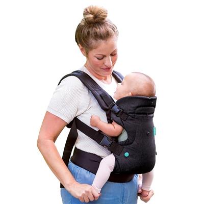 Infantino Flip Advanced 4-in-1 Baby Carrier - Ergonomic, Convertible, Face-in and Face-Out Front and Back Baby Carrier for Newborn to Toddler 3,6-14,5