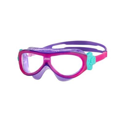 Zoggs Phantom Kids Mask Pink Violet Clear, 3-6 Years