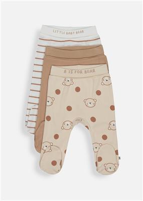 Little Bear Foldover Leggings 3 Pack | Woolworths.co.za