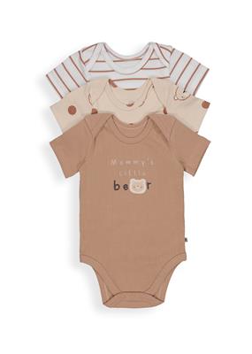 Little Bear Print Bodyvests 3 Pack | Woolworths.co.za