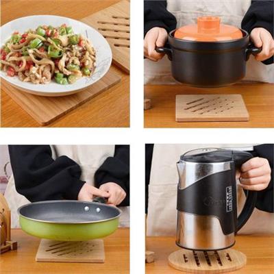 Kitchen Bamboo Hot Pads Trivet Bamboo Mat Set for Hot Dishes Pot Bowl | Shop Today. Get it Tomorrow! | takealot.com