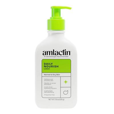 AmLactin Daily Nourish Body Lotion - Unscented - 7.9oz: Hydrating & Smoothing Lotion for Dry Skin, Paraben & Sulfate-Free : Target