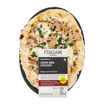 Asian BBQ Chicken Pinsa Style Pizza 265 g | Woolworths.co.za