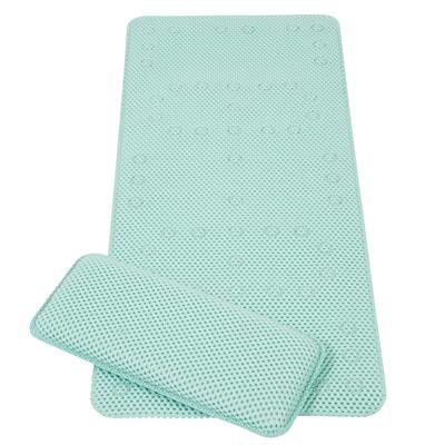 Clevamama Bath Mat & Kneeling Cushion - Blue | Baby Bunting AU