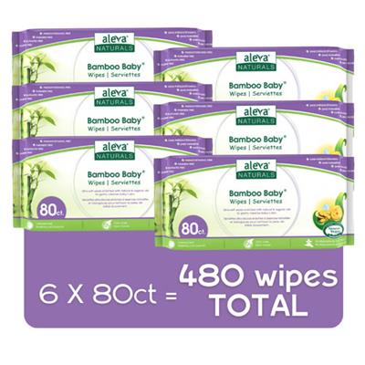Aleva Naturals Bamboo Baby Wipes - 480 Wipes | Best Buy Canada
