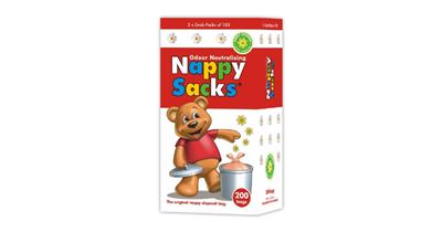 Nappy Sacks Disposable Nappy Bags 200 Pack | Baby Bunting AU