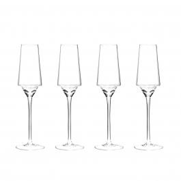 CHAMPAGNE FLUTE SET OF 4 - edge | Carrol Boyes ZA