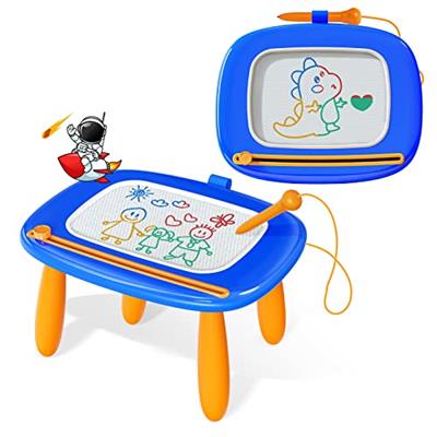 Kikidex Magnetic Drawing Board for 1-3 Year Old Kids, Boy Toys for Toddlers, Birthday for 1 2 3 Year Old, Etch a Sketch for Kids, Doodle Board for Age
