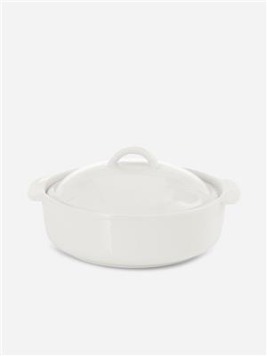@home Aurora Round Porcelain Casserole With Lid 24cm