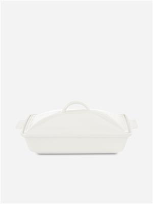 @home Aurora Rectangle Porcelain Casserole With Lid 32cm
