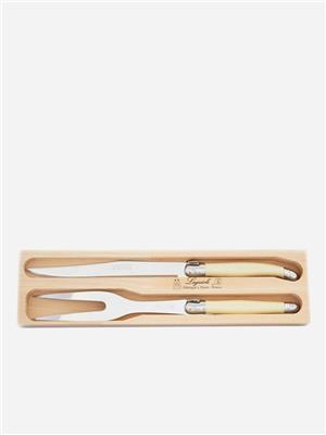 @home Laguiole av Carving set ivory 2pc