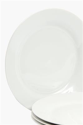 4 Pack Porcelain Dinner Plates | Mr Price Home